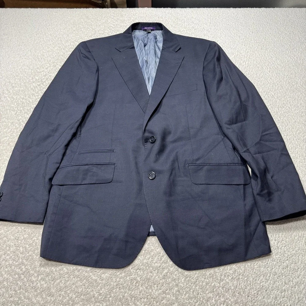 Bartorelli Napoli Blazer Mens 54 Navy Blue Wool Abito Sartoriale Italy Jacket